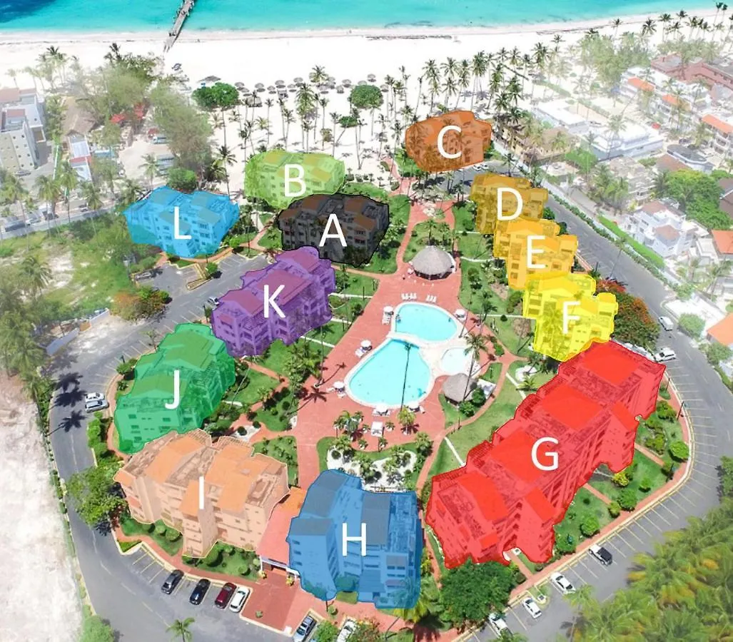Oceanfront Apartment With Beach Views And Large Balcony - L-201 Punta Cana Dominikánská republika
